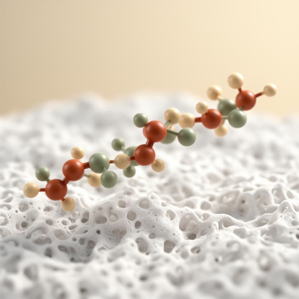 Macro photograph of microgranules